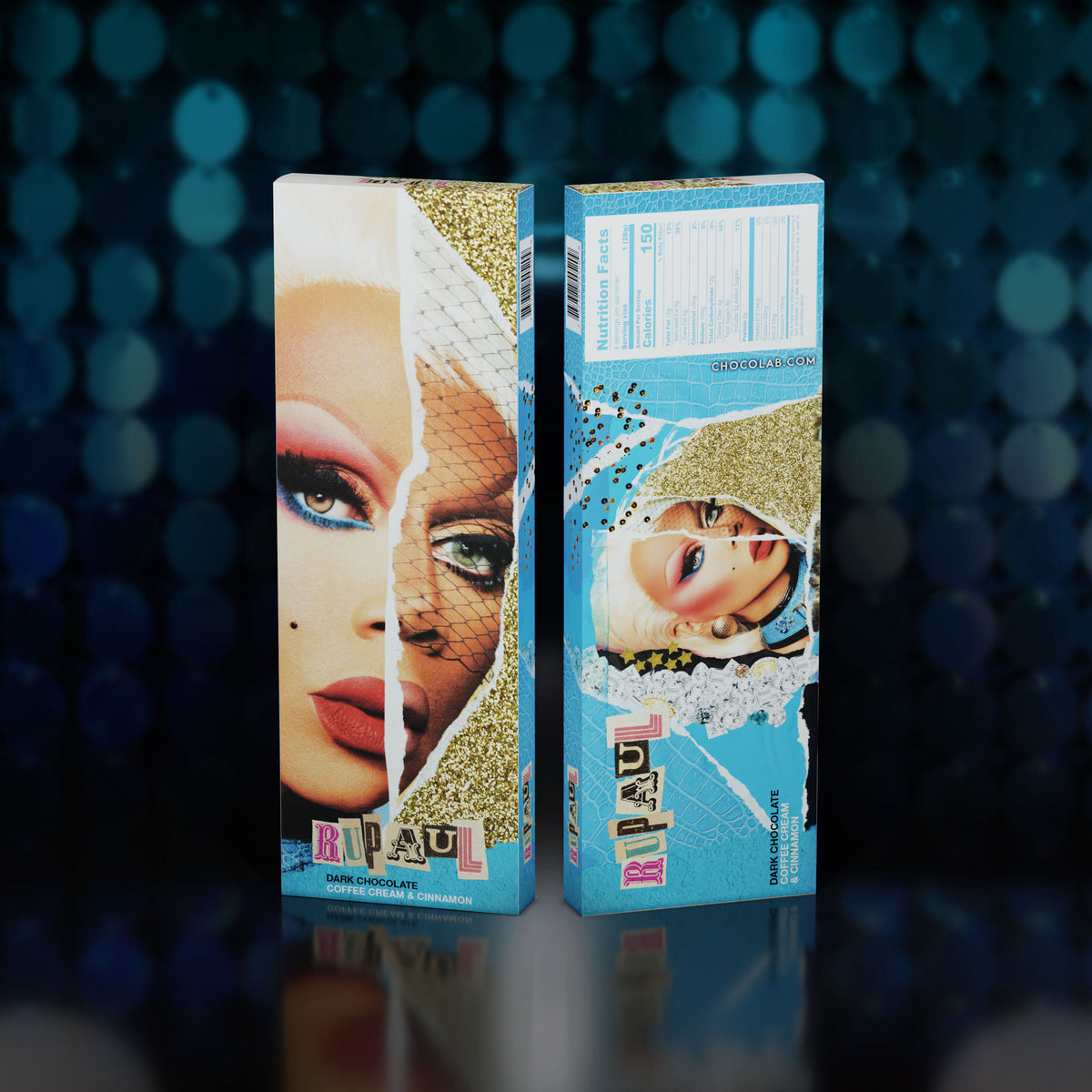 ル　ショコラ RuPaul - New 2024 Design - Dark Chocolate with Coffee Cream